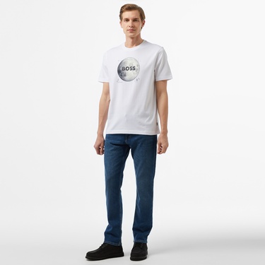  Boss Erkek Beyaz T-Shirt