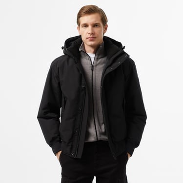  Boss Erkek Siyah Mont