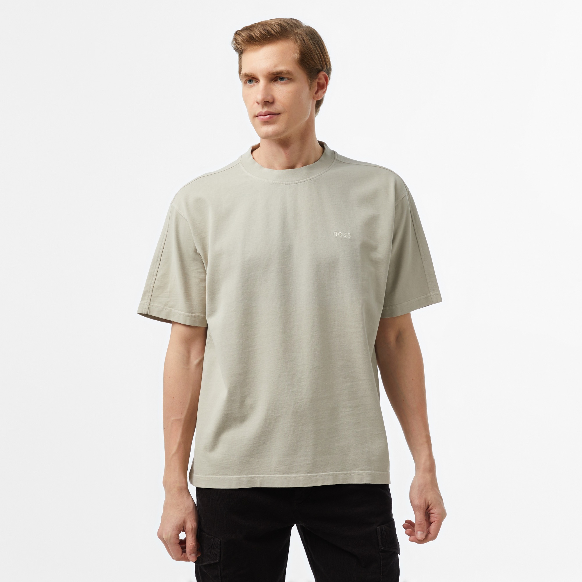 Boss Erkek Bej T-Shirt