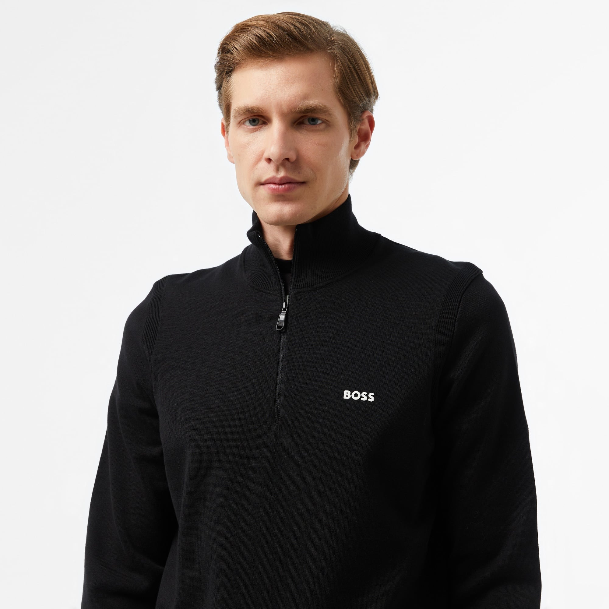 Boss Erkek Siyah Kazak