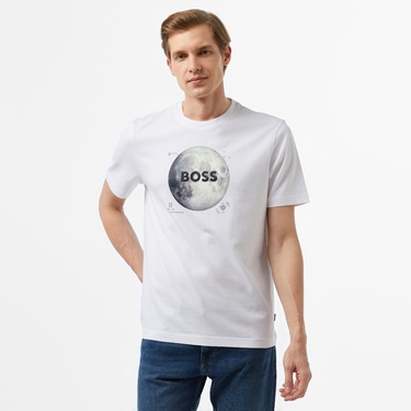  Boss Erkek Beyaz T-Shirt
