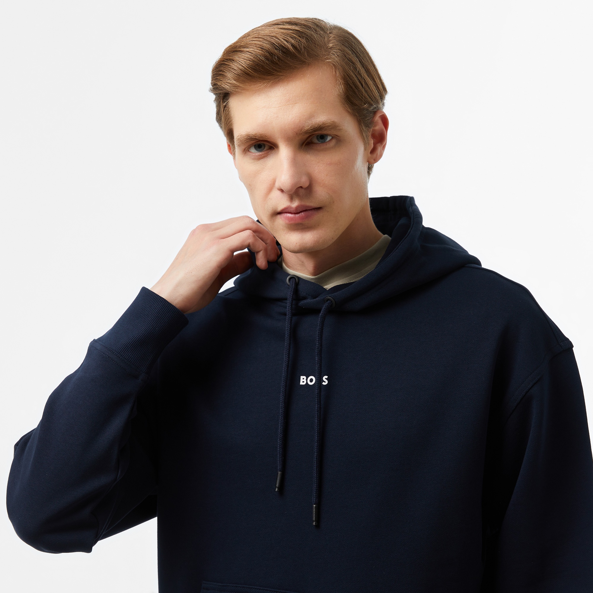 Boss Erkek Mavi Sweatshirt