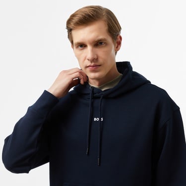  Boss Erkek Mavi Sweatshirt