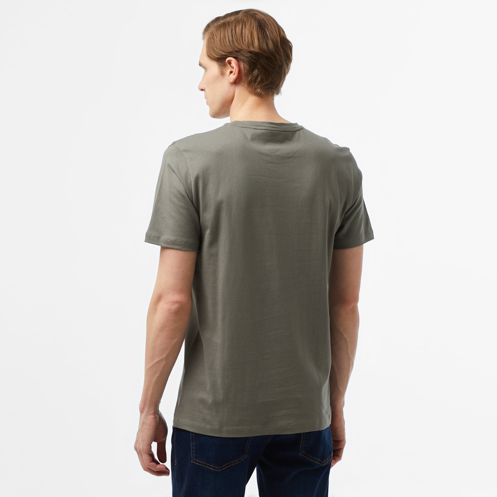 Boss Tales Erkek Gri T-Shirt