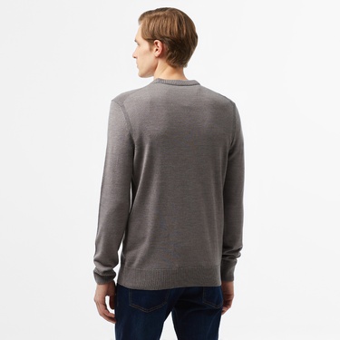  Boss Avac Erkek Gri Kazak