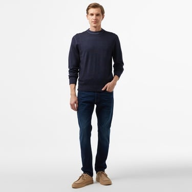  Boss Erkek Lacivert Kazak