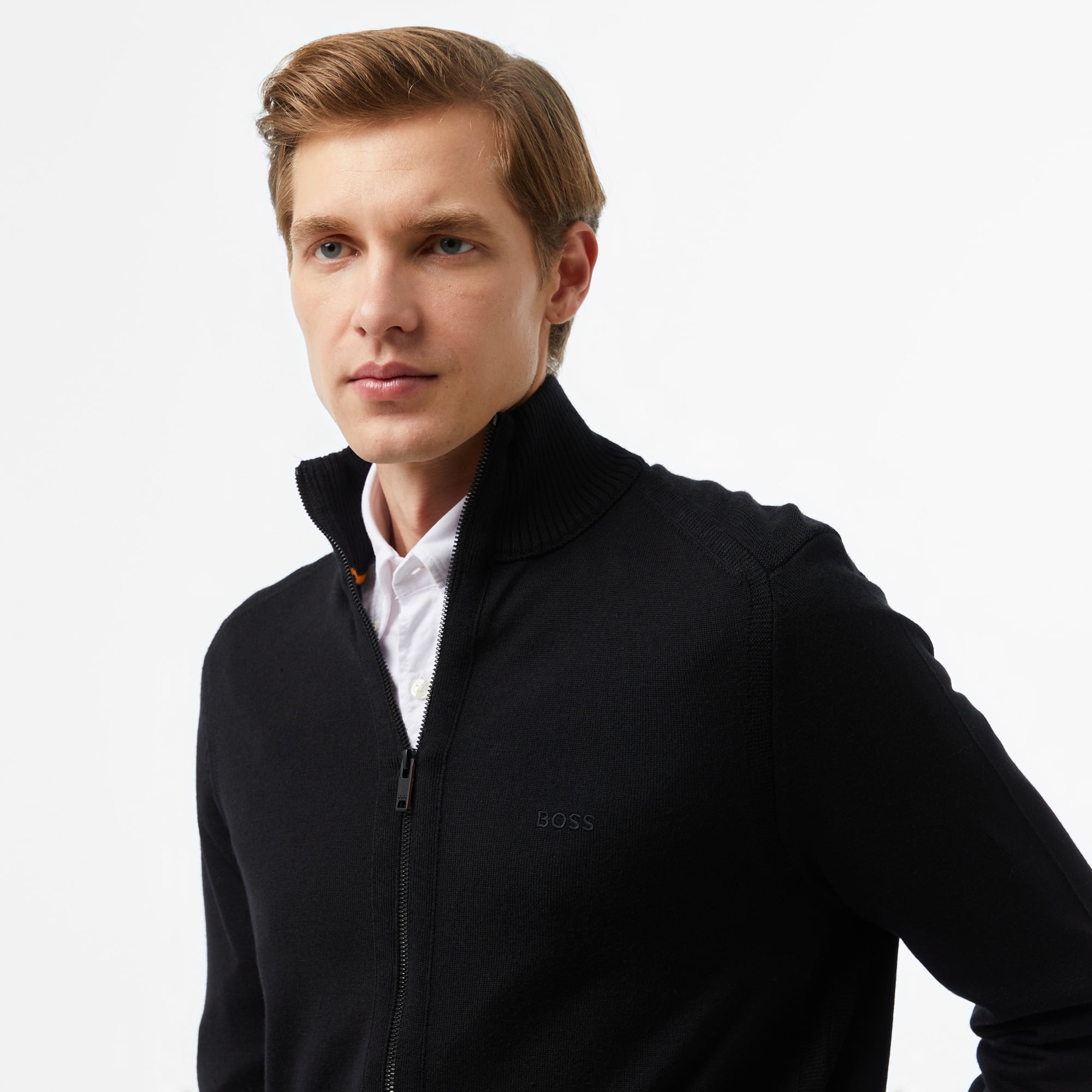 Boss Erkek Siyah Hırka