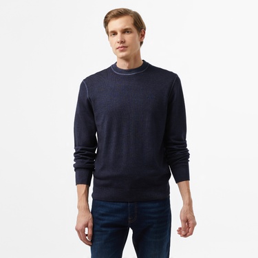  Boss Erkek Lacivert Kazak