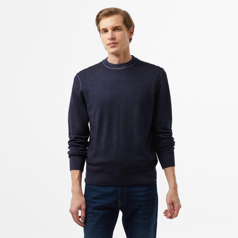  Boss Erkek Lacivert Kazak