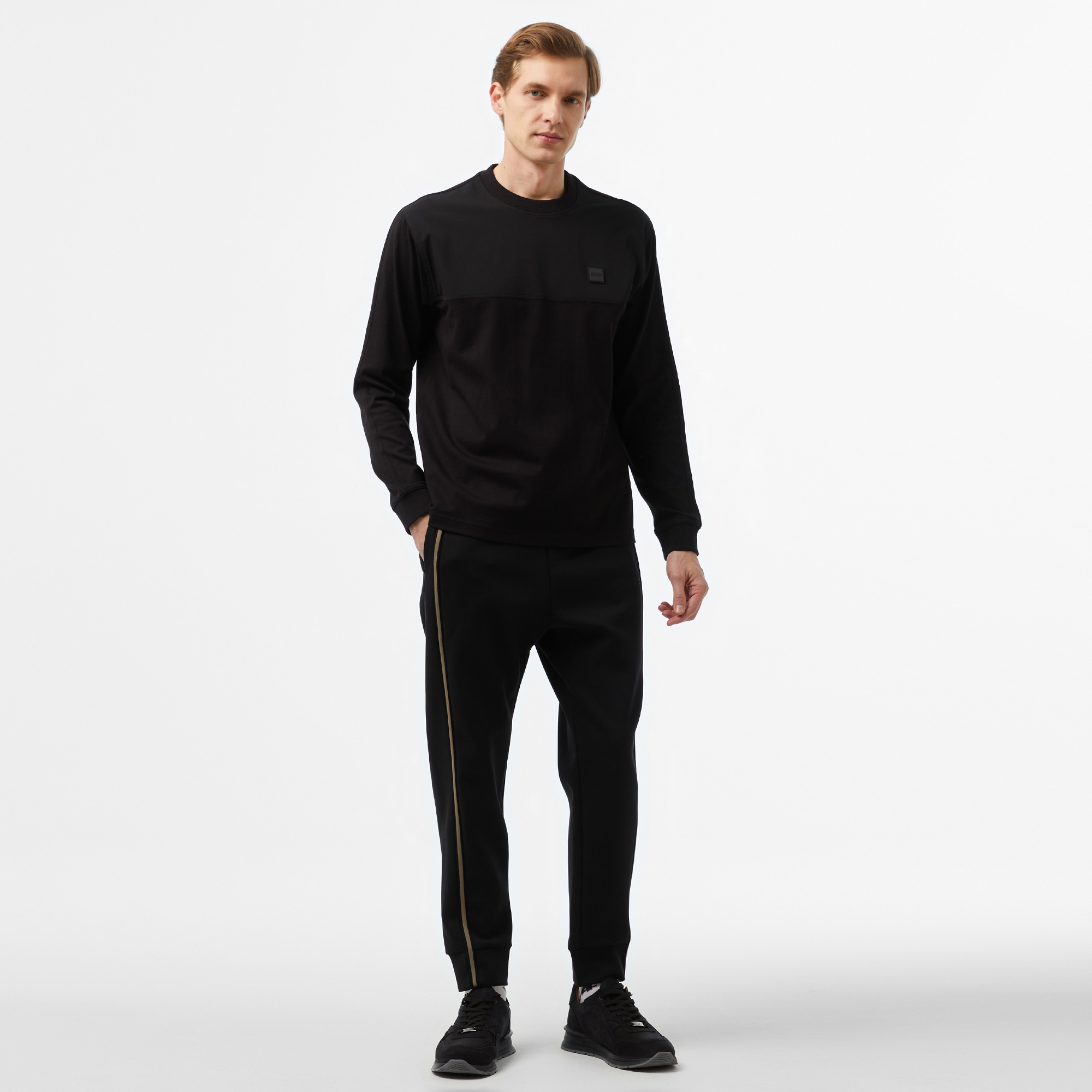 Boss Erkek Siyah Eşofman Altı