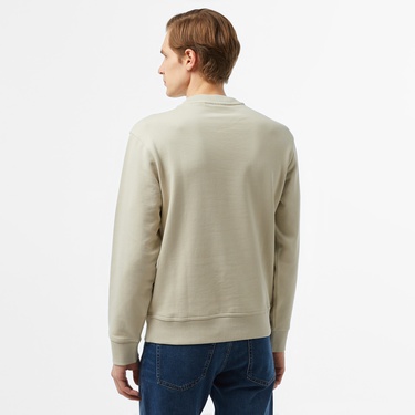  Boss Erkek Bej Sweatshirt