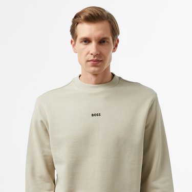  Boss Erkek Bej Sweatshirt