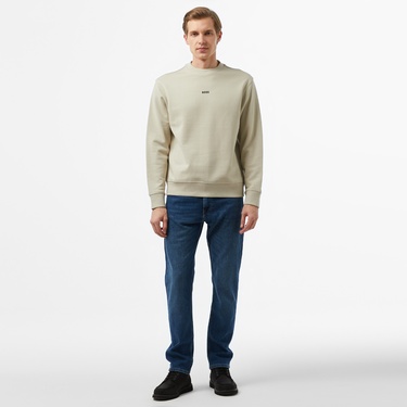  Boss Erkek Bej Sweatshirt