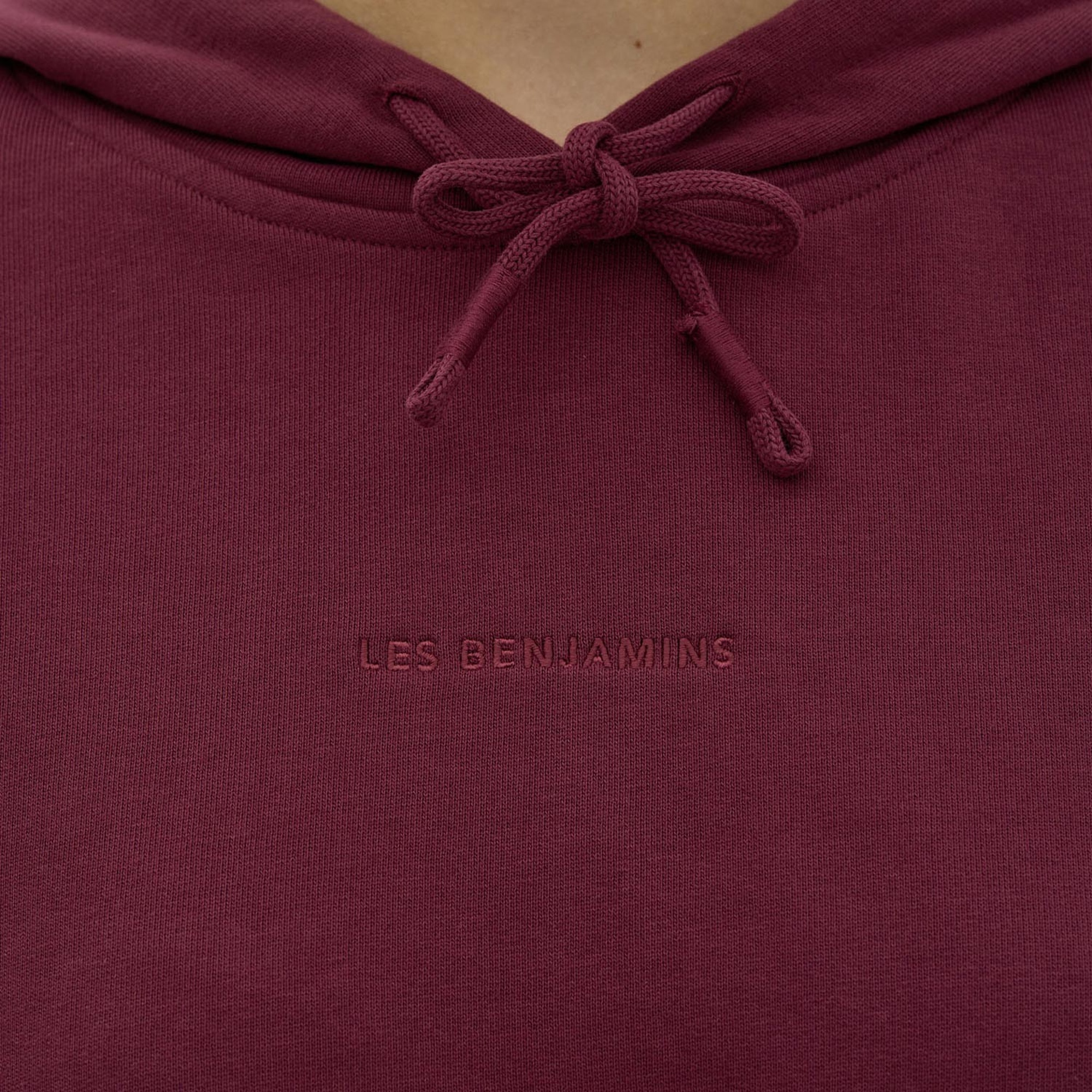 Les Benjamins Essential Kadın Bordo Hoodie