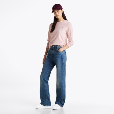  Tommy Hilfiger Essential Chic Court Rwb Kadın Beyaz Spor Ayakkabı