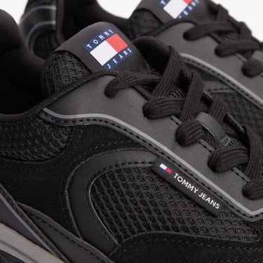  Tommy Hilfiger The Coney Erkek Siyah Spor Ayakkabı