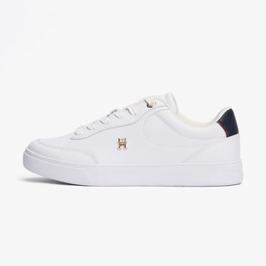  Tommy Hilfiger Essential Chic Court Rwb Kadın Beyaz Spor Ayakkabı