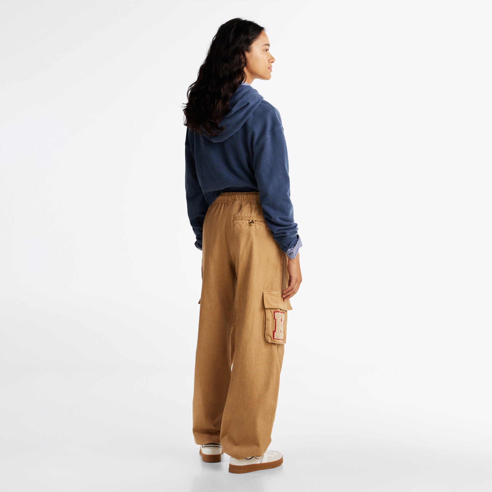 Tommy Hilfiger Rlx Cargo Canvas Kadın Kahverengi Pantolon