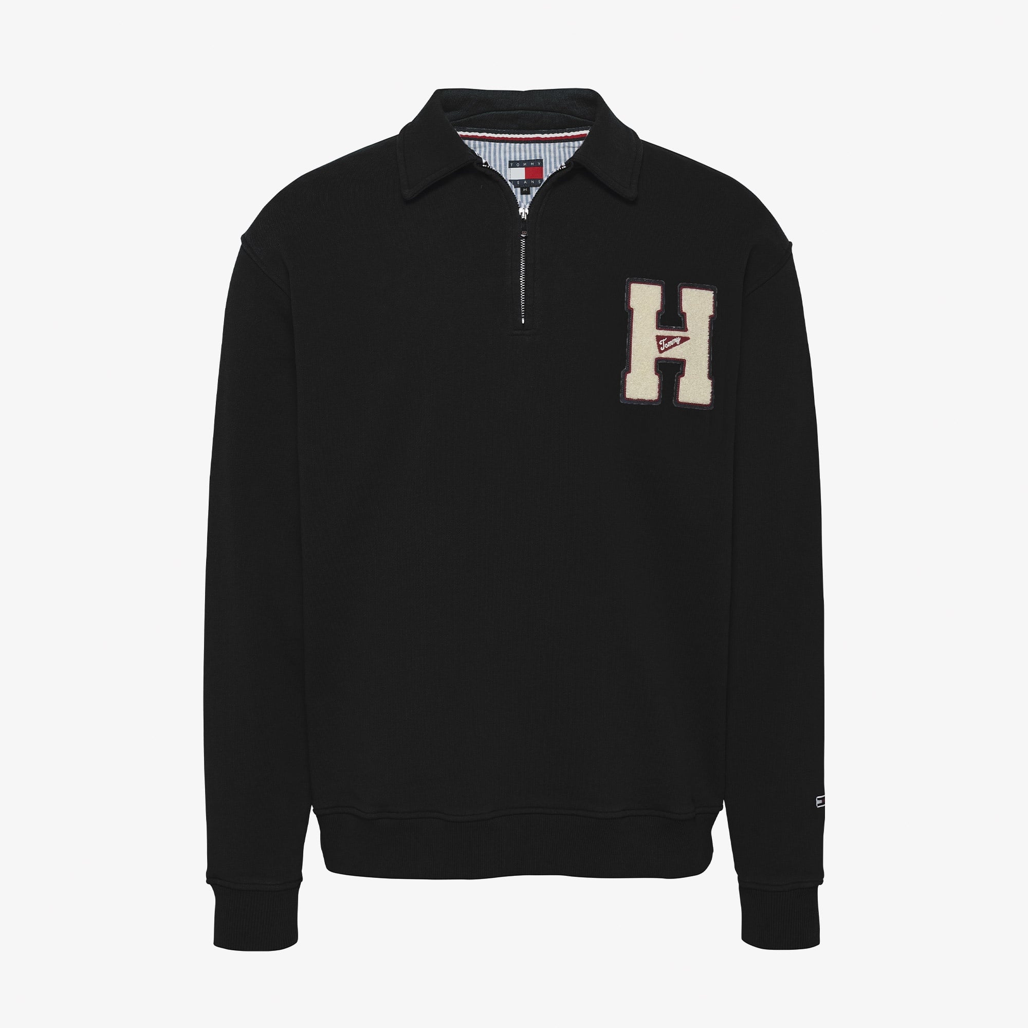 Tommy Hilfiger Erkek Siyah Sweatshirt