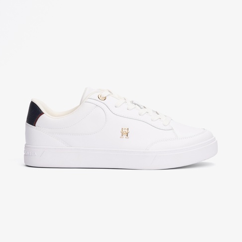  Tommy Hilfiger Essential Chic Court Rwb Kadın Beyaz Spor Ayakkabı