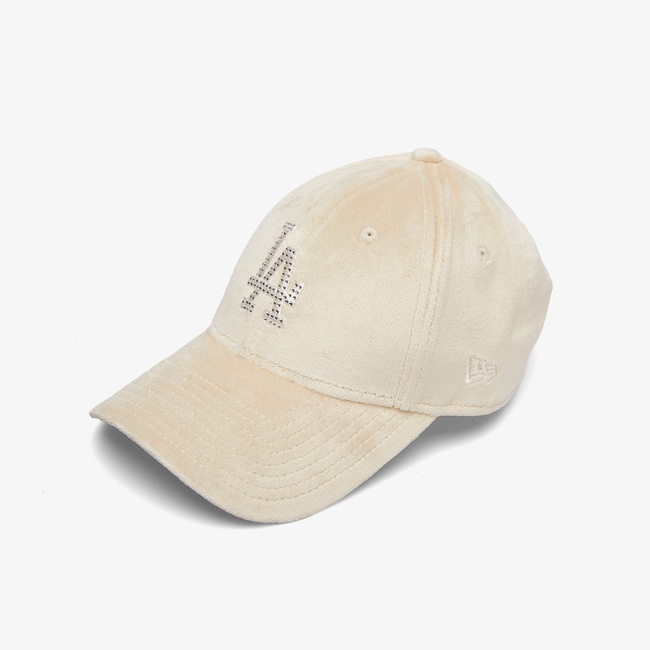  New Era Velour Diamante 9Forty Losdod Kadın Bej Şapka