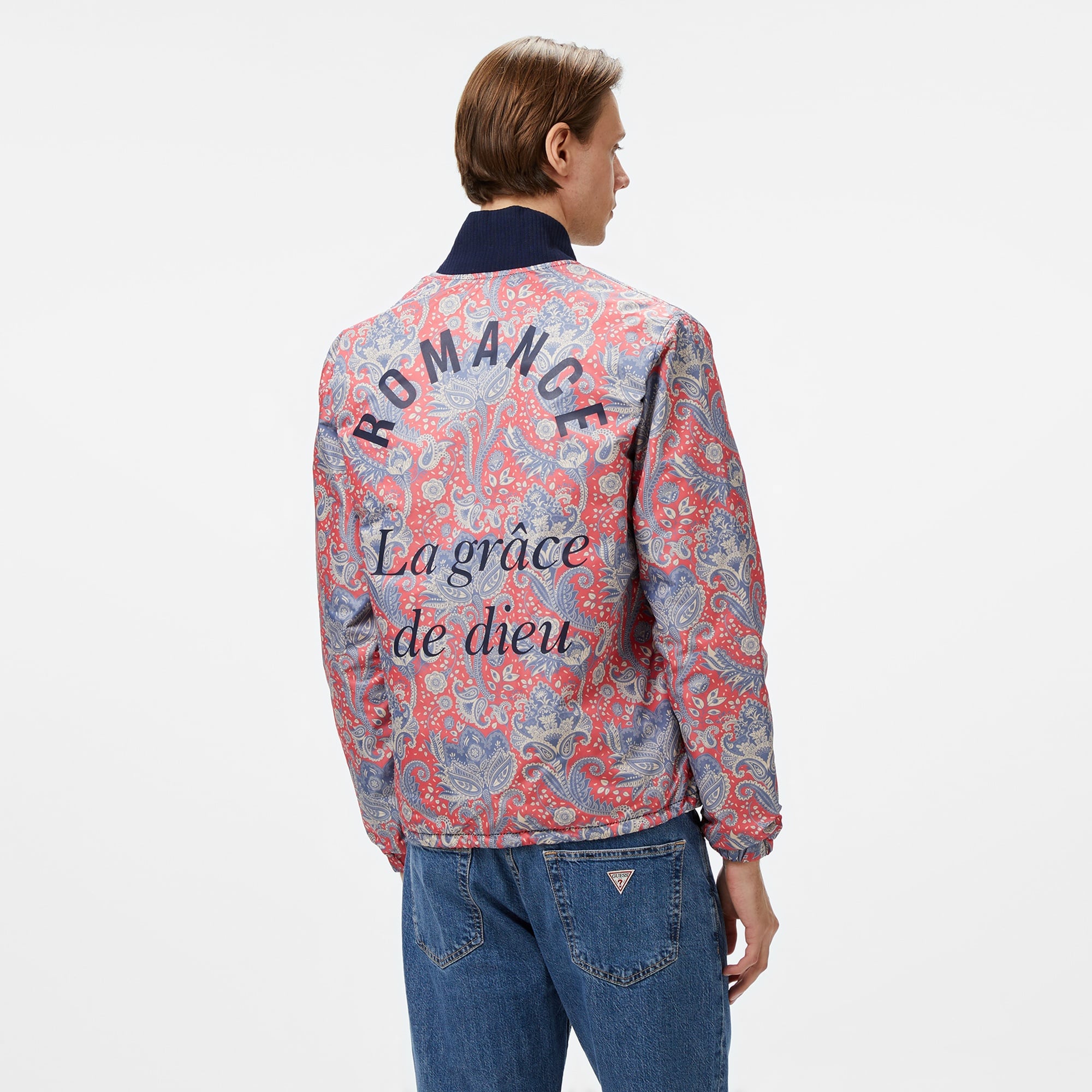 Story Of Angels Romance Puffer College  Erkek Renkli Ceket