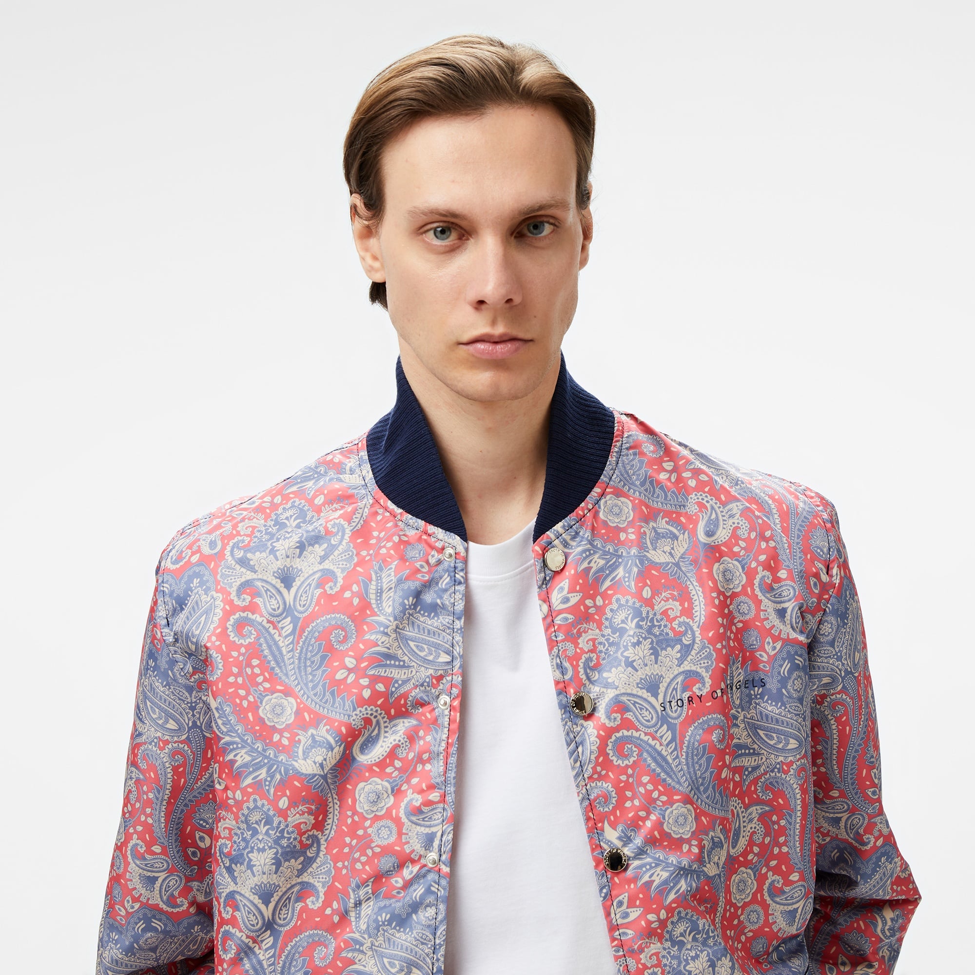 Story Of Angels Romance Puffer College  Erkek Renkli Ceket