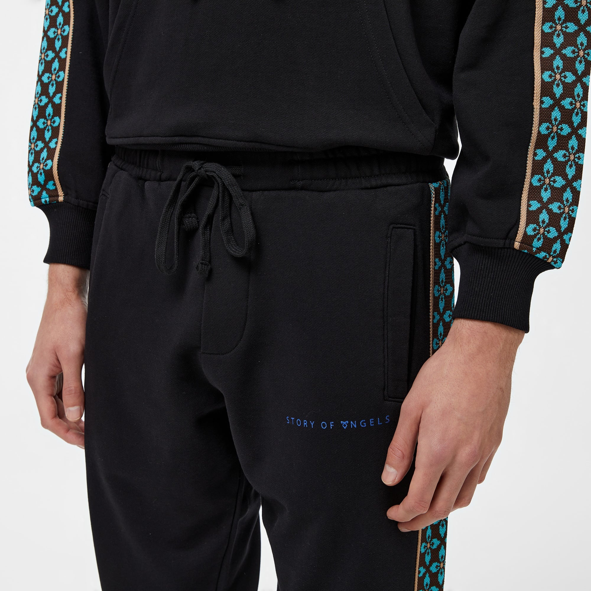 Story Of Angels Soa Dream Logo Band t Erkek Siyah Eşofman Altı