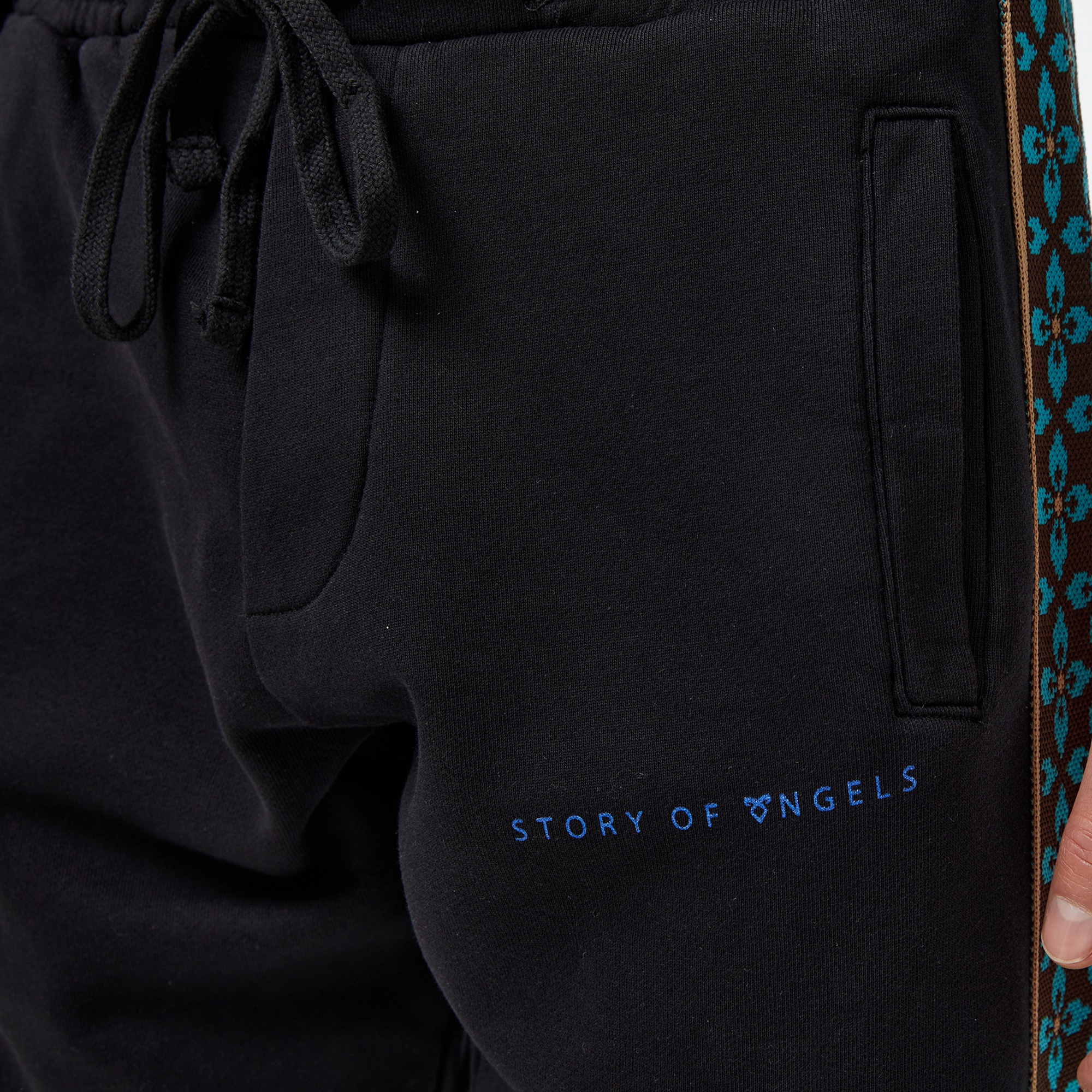 Story Of Angels Soa Dream Logo Band t Erkek Siyah Eşofman Altı