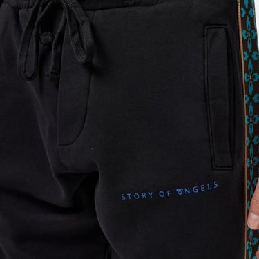  Story Of Angels Soa Dream Logo Band t Erkek Siyah Eşofman Altı