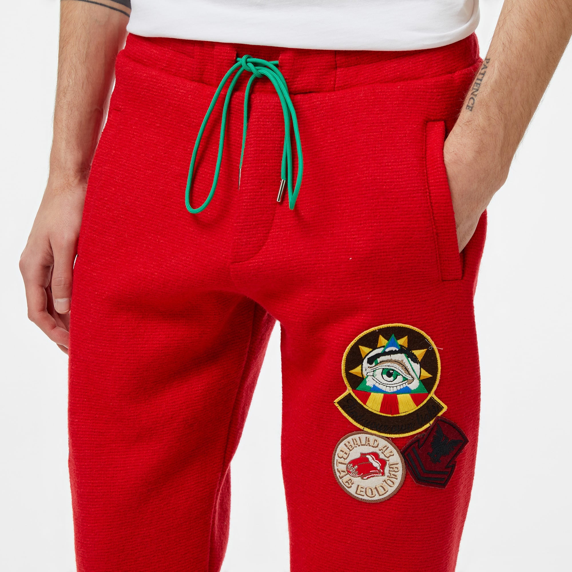 Story Of Angels Soa Big Chef Lana Wool  Erkek Kırmızı Pantolon