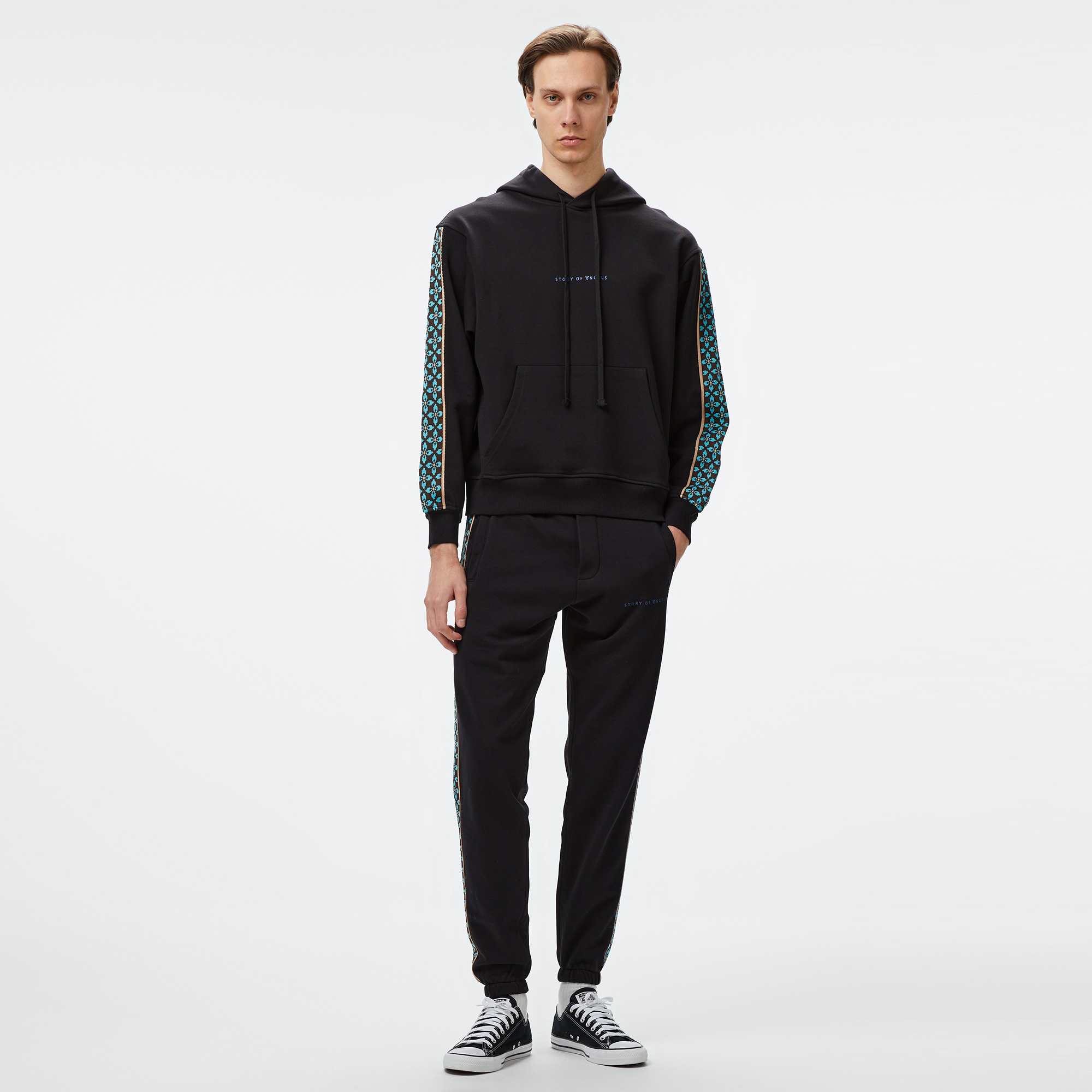 Story Of Angels Soa Dream Logo Band t Erkek Siyah Eşofman Altı