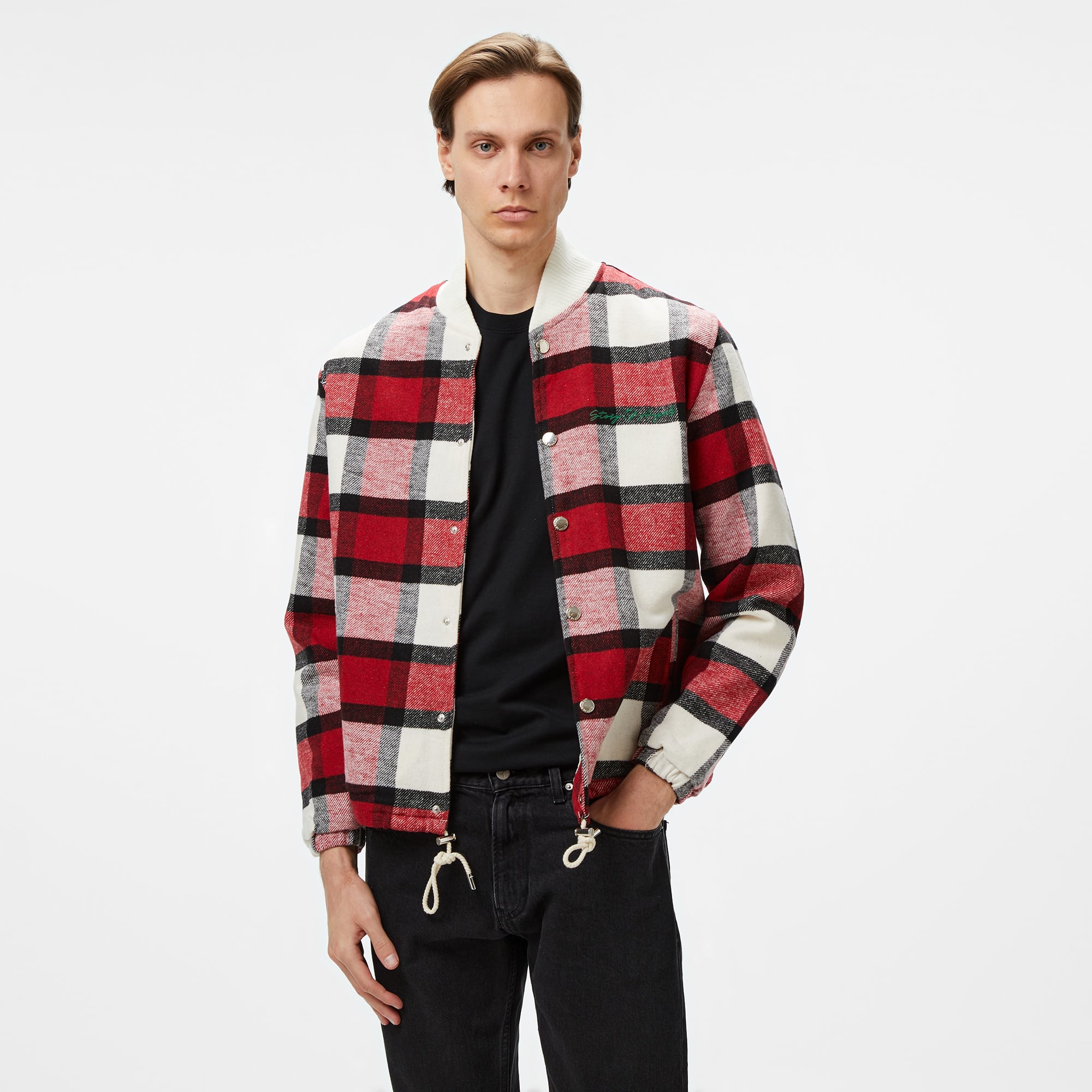  Story Of Angels Romance Puffer College  Erkek Renkli Ceket