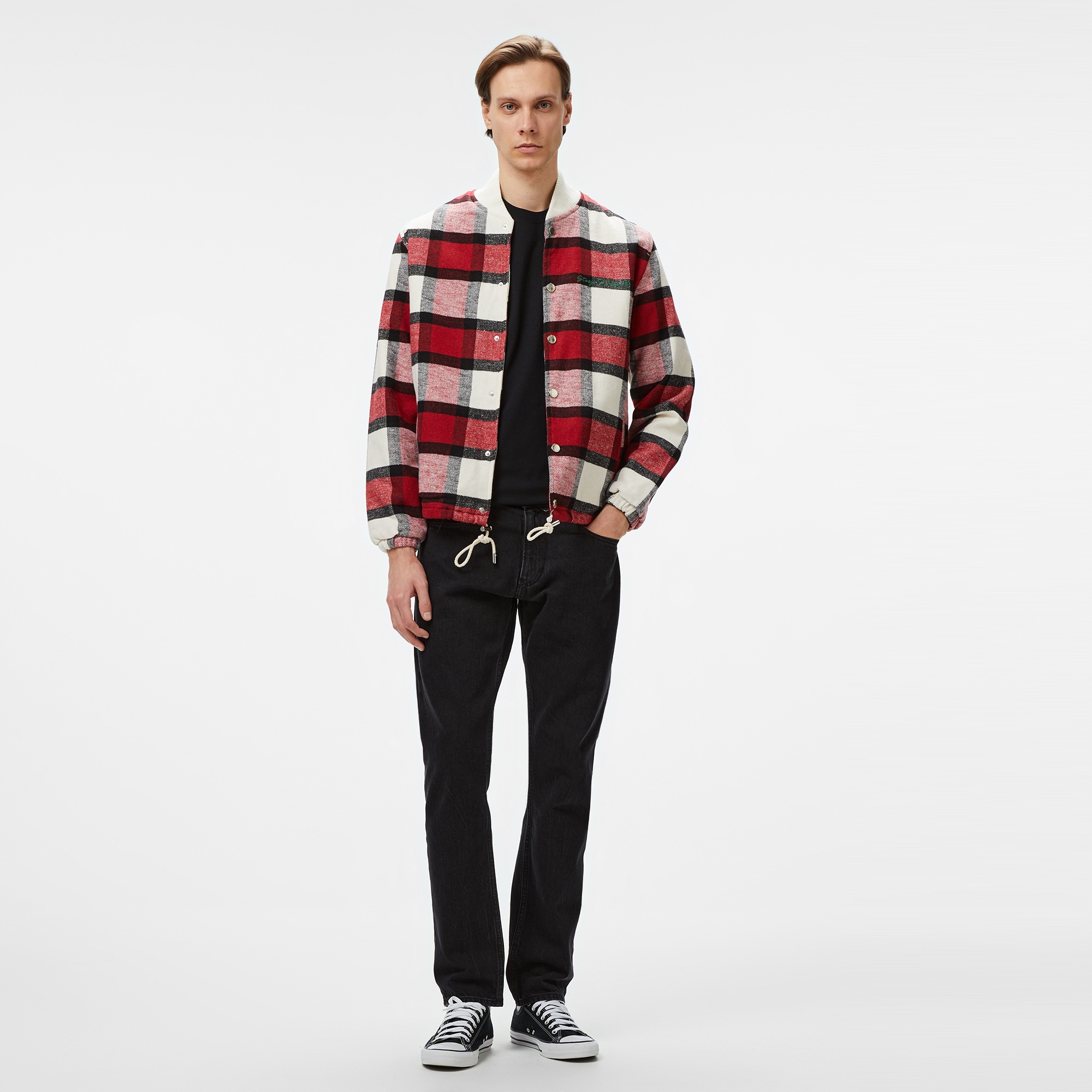 Story Of Angels Romance Puffer College  Erkek Renkli Ceket