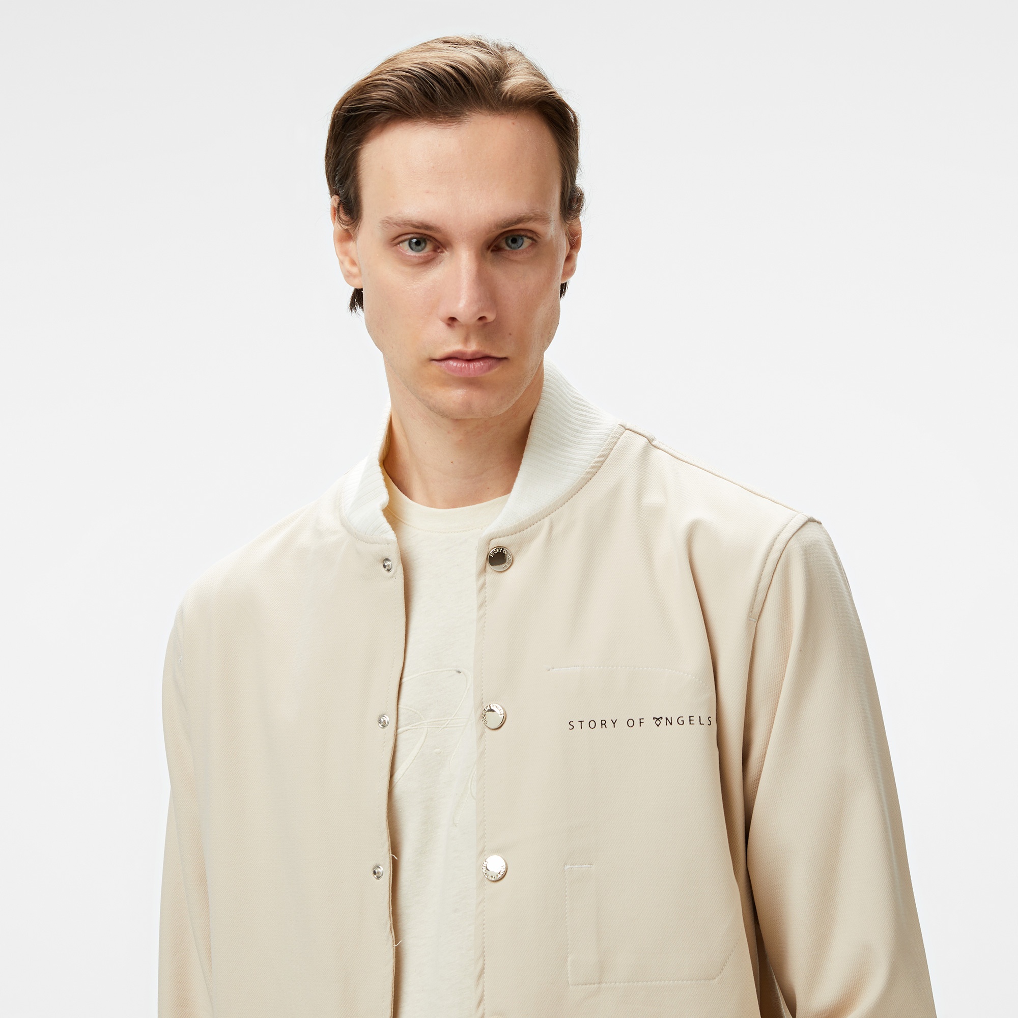 Story Of Angels Romance College  Erkek Krem Ceket