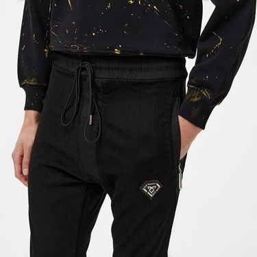  Story Of Angels Soa Dream Slim Shalvar Jogger Erkek Siyah Pantolon