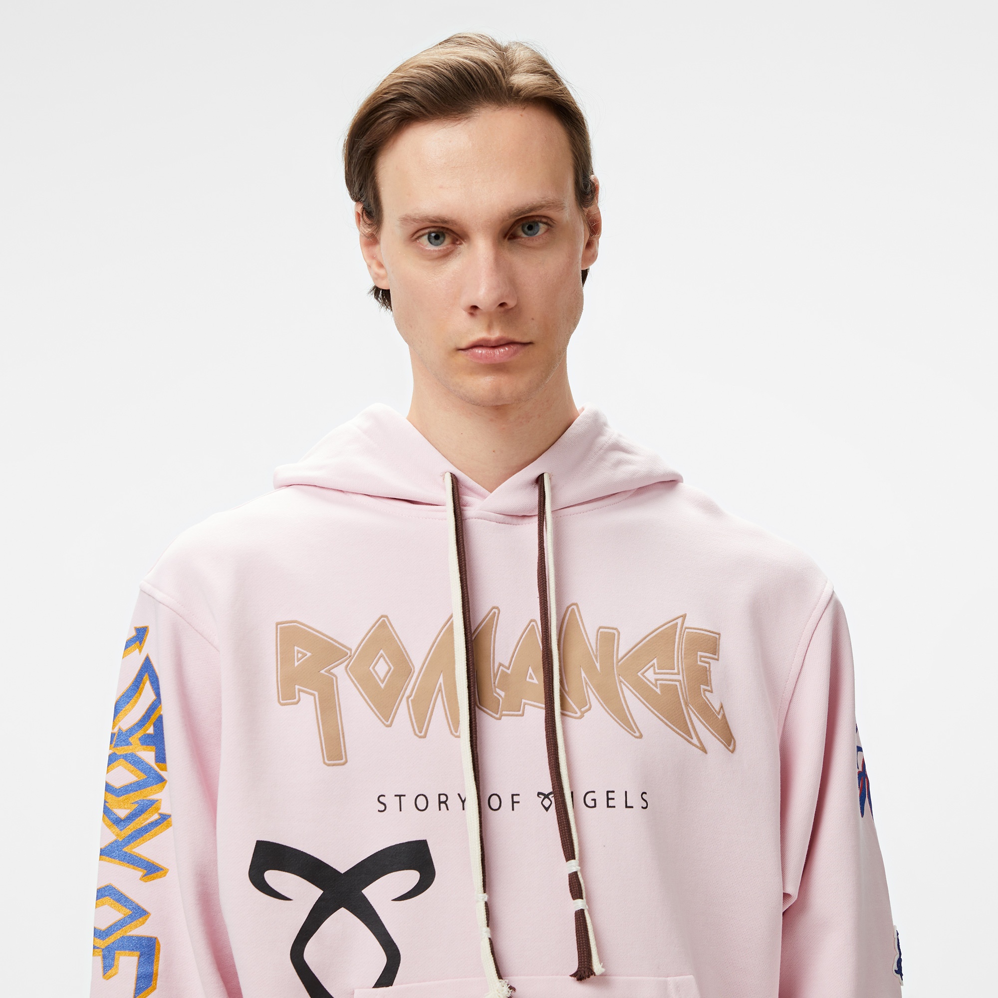 Story Of Angels Soa Eternally Yours Romance  Erkek Pembe Hoodie