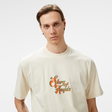  Story Of Angels Ganesha Dream  Erkek Krem T-Shirt