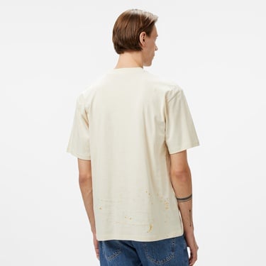  Story Of Angels Soa Gold Angel Hand-Dye  Erkek Krem T-Shirt