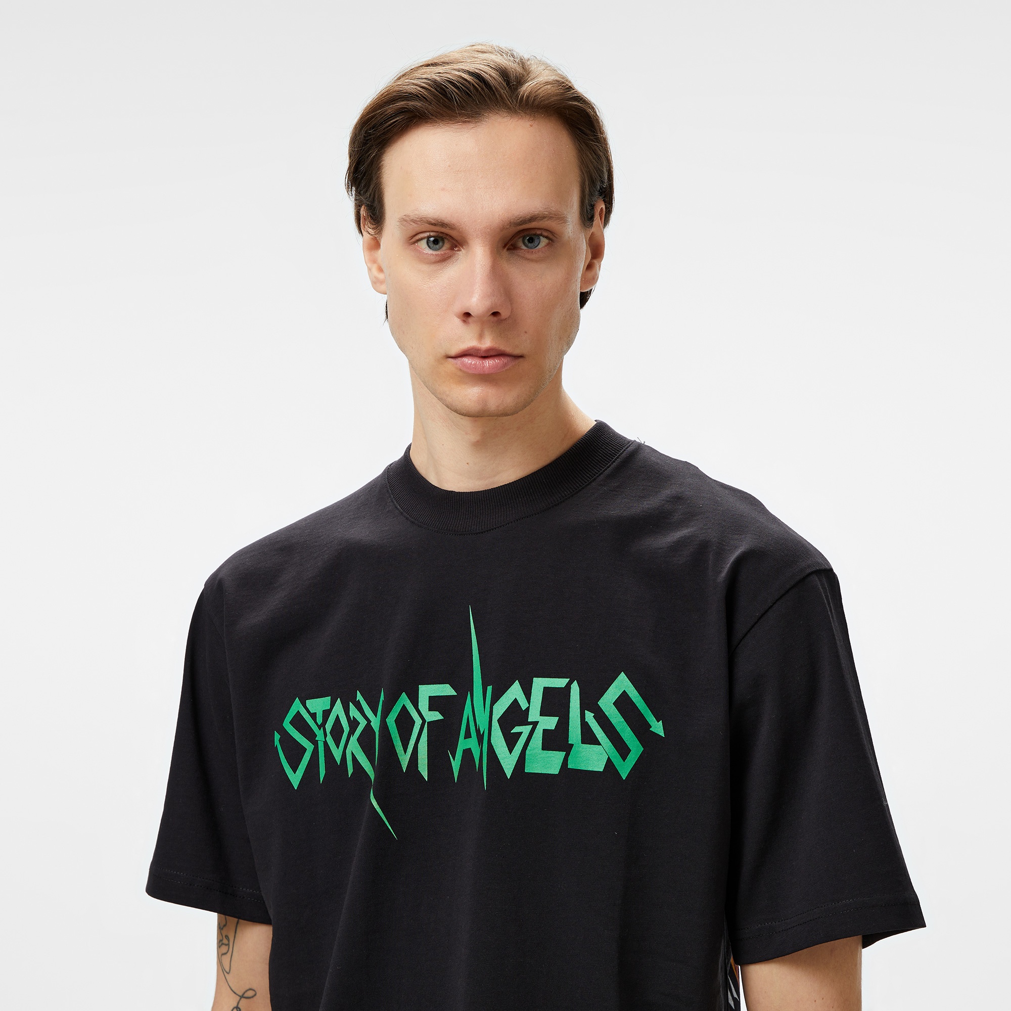 Story Of Angels Soa Budha Dream  Erkek Siyah T-Shirt