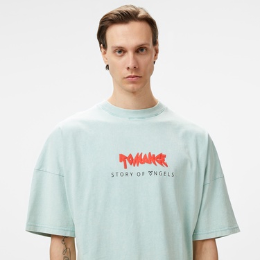  Story Of Angels Soa Budha Dream Water Colour   Erkek Mavi T-Shirt