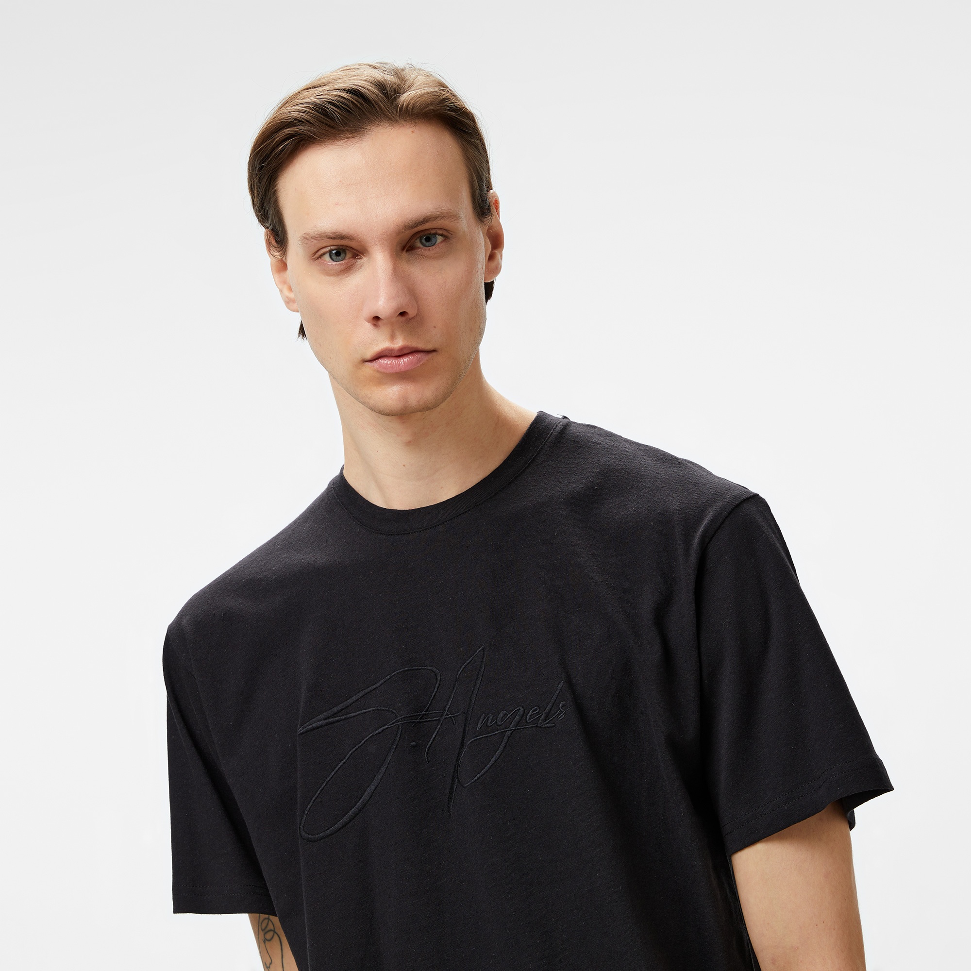 Story Of Angels Surrender Your Soul Erkek Siyah T-Shirt