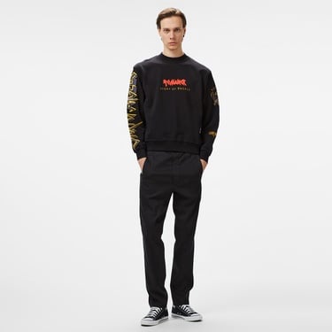  Story Of Angels Budha Dream Water Colour Erkek Siyah Sweatshirt