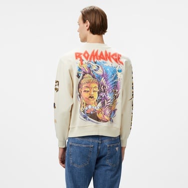  Story Of Angels Budha Dream Water Colour Erkek Krem T-Shirt