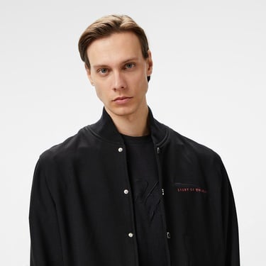  Story Of Angels Dream Logo Band Erkek Siyah Eşofman Altı