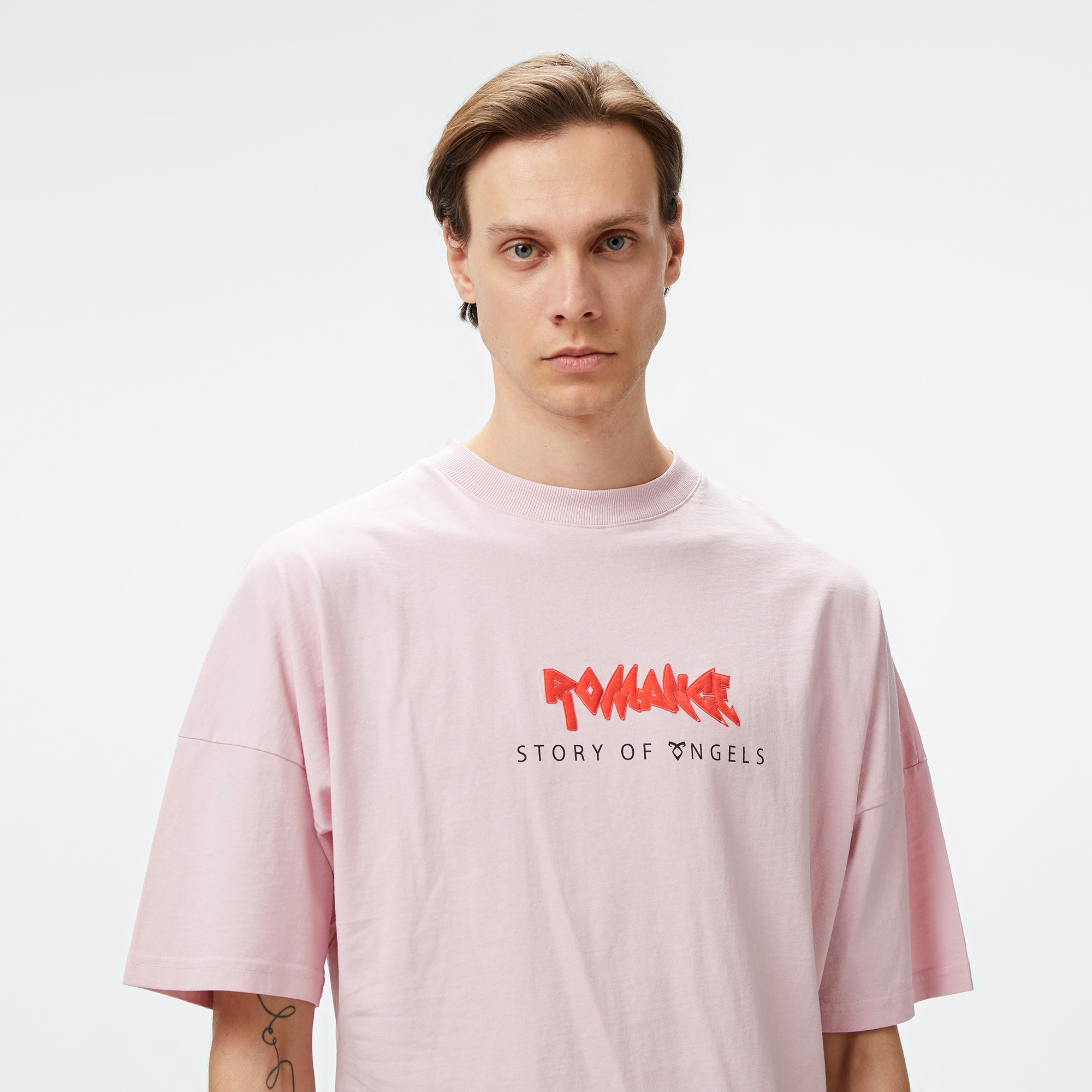 Story Of Angels Soa Budha Dream Water Colour   Erkek Pembe T-Shirt