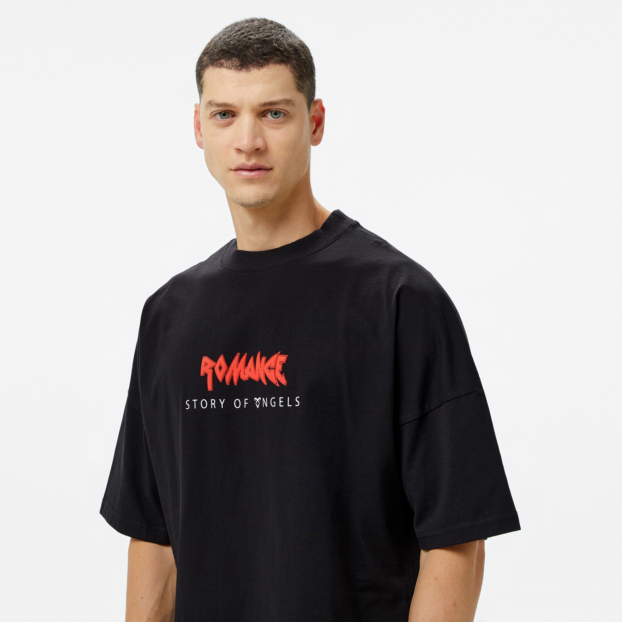 Story Of Angels Ganesha Dream Erkek Siyah T-Shirt