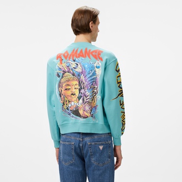  Story Of Angels Soa Budha Dream Romance  Erkek Mavi Sweatshirt