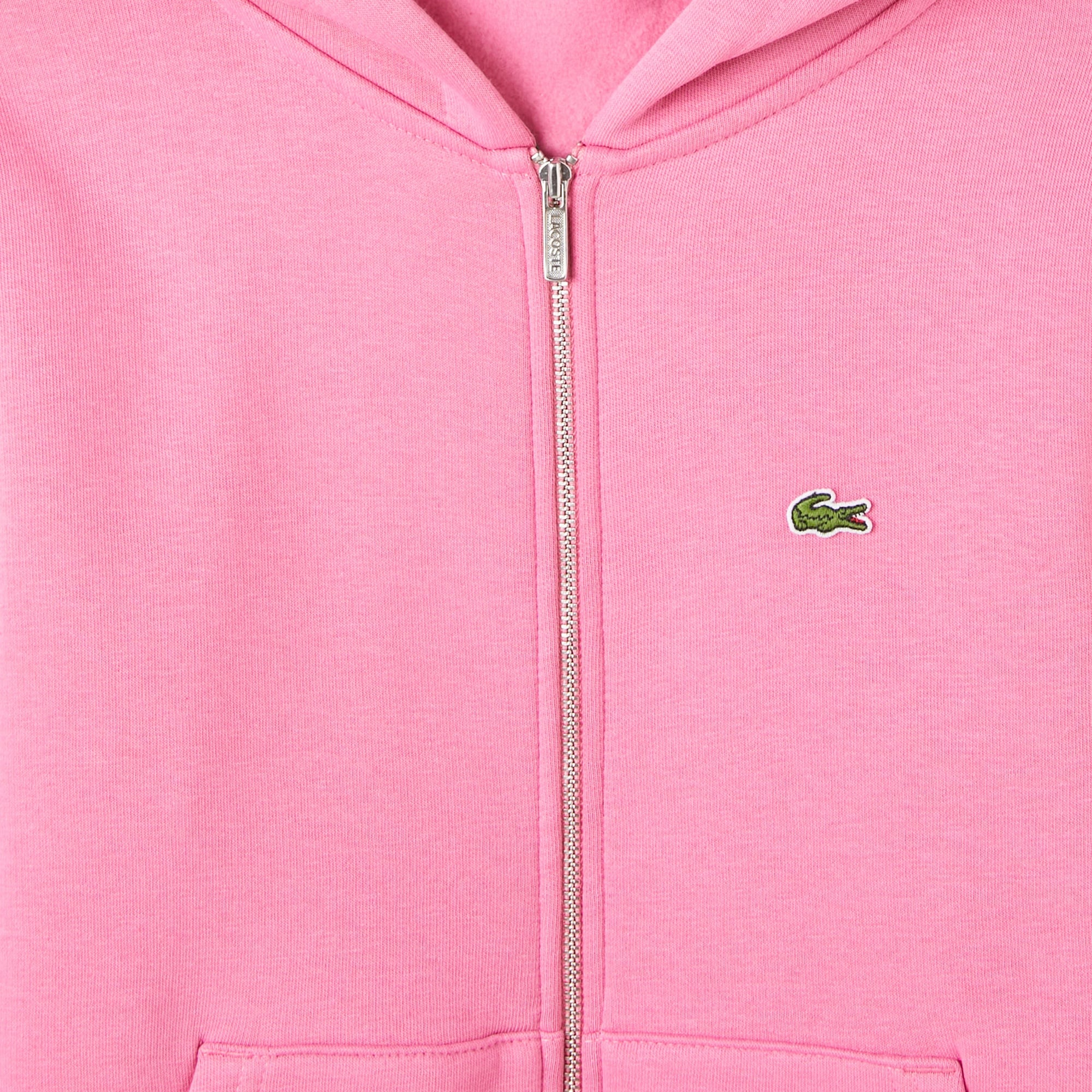 Lacoste Kangaroo Pocket Çocuk Pembe Sweatshirt