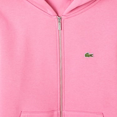  Lacoste Kangaroo Pocket Çocuk Pembe Sweatshirt